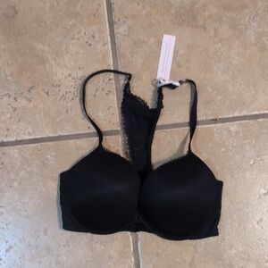 NWT Victoria's Secret Body By Victoria T Back Black Bra
